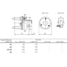 B&P 601105704R Sprzęgło jednokierunkowe 1i/8 Z6 RA1 do - 30,2x79,4 G5 Bondioli Pavesi