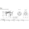 B&P 60170M102R Sprzęgło jednokierunkowe RLA 1i3/8 Z21 - 34,9x106,0 G9 Bondioli Pavesi