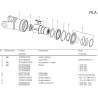 B&P 354108025R Łożysko 25x62x17 6305 Bondioli Pavesi