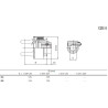 B&P 60846502R Sprzęgło elastyczna GE4 1i3/8" Z21, P&B G5, 17kN Bondioli Pavesi