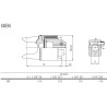 B&P 608H66503R Sprzęgło elastyczna GE6 1i3/4" Z6, P&B G7, 30kN Bondioli Pavesi