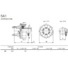 B&P 610124001R Sprzęgło przeciążeniowe prawe SA1 400Nm 1i3/8"Z6 G1 Bondioli Pavesi