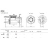 B&P 611341501R Sprzęgło przeciążeniowe prawe SA3 900Nm 1i3/8"Z6 G2 Bondioli Pavesi