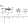 B&P 615456501R Sprzęgło przeciążeniowe prawe SA4 1i3/8" Z6 1600Nm, - 30,2x91,4 G7 Bondioli Pavesi