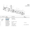 B&P 422044020R Obudowa Sprzęgła SA4 - 27x74,6 G3/G4 Bondioli Pavesi