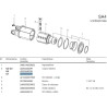 B&P 422064020R Obudowa Sprzęgła SA4 - 30,2x91,4 G7 Bondioli Pavesi