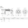 B&P 60B4E4803R Sprzęgło przeciążeniowe LN4 1i3/8" Z6 1200Nm - 27,0x74,6 P&P G3/G4/S3/S4  Bondioli Pavesi