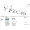 B&P 422E0V301R Obudowa sprzęfła LN4 - 27,0x74,6 G3/G4 Bondioli Pavesi