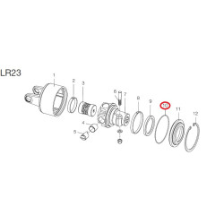 B&P 358000006R02 Oring 139x2,6 Bondioli Pavesi