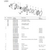B&P 6WH161037R Sprzęgło LR23 2100Nm 1i3/8"Z21 - 30,2x91,4 G7 Bondioli Pavesi
