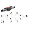 Rozdzielacz cetop skrętu 4we 6 g 6x g12 n9 k4 s /87000902/ 35/900700 cewka fi23x50