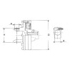 B&P 661B24103R Sprzęgło FV22 cierne 400Nm 1i3/8 Z6 - 22,0x54,0 G1 Bondioli Pavesi