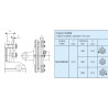 B&P 661B24103R Sprzęgło FV22 cierne 400Nm 1i3/8 Z6 - 22,0x54,0 G1 Bondioli Pavesi