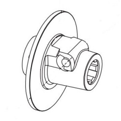 B&P 515870405R Piasta sprzęgła FV42 1i3/4"Z6 Bondioli Pavesi
