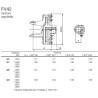 B&P 661H53403R Sprzęgło FV42 cierne 1450Nm 1i3/8"Z6 - 30,2x91,4 G7 Bondioli Pavesi