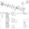 B&P 66148304R Sprzęgło FV34 cierne 1200Nm 1i3/4"Z6 - 30,2x79,4 G5 Bondioli Pavesi