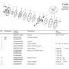 B&P 661M62537R Sprzęgło cierne FV44 2200Nm 1i3/8"Z21 - 34,9x106,0  G9 Bondioli Pavesi