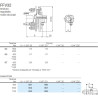 B&P 635E44203R Sprzęgło cierne FFV32 1000Nm 1i3/8"Z6 - 27,0x74,6 G4 Bondioli Pavesi