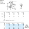 B&P 63548304R Sprzęgło cierne FFV34 1200Nm 1i3/4"Z6 - 30,2x79,4 G5 Bondioli Pavesi