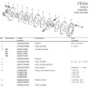 B&P 635M60304R Sprzęgło cierne FFV34 2000Nm 1i3/4"Z6 - 34,9x106,0 G9 Bondioli Pavesi