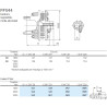 B&P 635M58537R Sprzęgło cierne FFV44 1800Nm 1i3/8"Z21 - 34,9x106,0 G9 Bondioli Pavesi