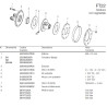 B&P 663E39137R Sprzęglo cierne FT22 800Nm 1i3/8"Z21 -27,0x61,3 G3/G4 Bondioli Pavesi