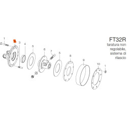 B&P 2530E8605R Obudowa sprzęgła FT32R -27,0x74,6 G4 Bondioli Pavesi