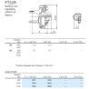 B&P 66346C03R Sprzęglo cierne FT32R 1100Nm 1i3/8"Z6 -30,2x79,4 G5 Bondioli Pavesi