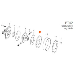 B&P 248870005R Płyta cierna sprzęgła 190x86x8mm Bondioli Pavesi
