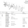 B&P 663H48403R Sprzęglo cierne FT42 1200Nm 1i3/8"Z6 -30,2x91,4 G7 Bondioli Pavesi