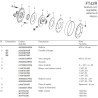 B&P 663H48F38R Sprzęglo cierne FT42R 1200Nm 1i3/4"Z20 -30,2x91,4 G7 Bondioli Pavesi