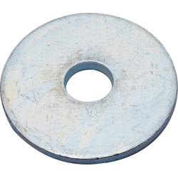 Podkładka płaska poszerzana M12x50x4 mm, stal ocynk Kramp