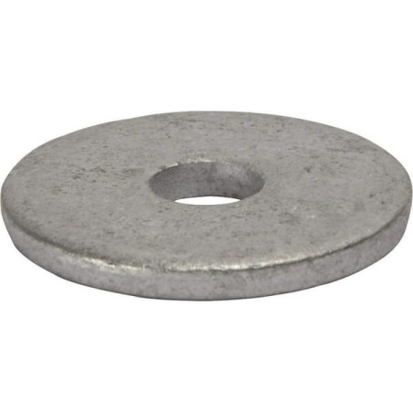 Podkładka płaska poszerzana M16x65 mm, stal ocynk ogniowy Kramp