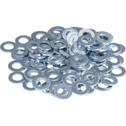 Podkładka M5x9.5x1 mm, stal ocynk DIN 433 Kramp