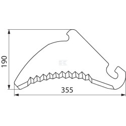 Nóż do prasy Claas Rollant, Variant, Quadrant 8234221 zam. O.E.M.