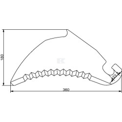 Nóż do prasy Claas Rollant, Variant, Quadrant 837779 zam. O.E.M.
