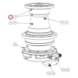 Comer 9440230000 Podkładka 1/8" (10,2x14x1,5)