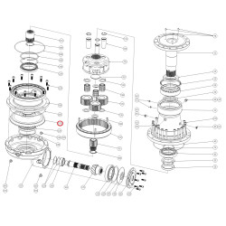 Comer 1754505026 Koło talerzowe Z-49 - R.3,77
