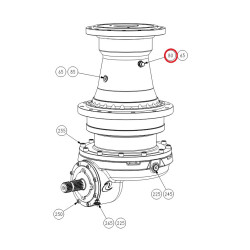 Comer 9510090000 Odpowietrznik przekładni 3/8"