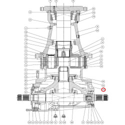Comer 9010525000 Pierścień segera wewnętrzny 75x2,5 mm