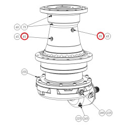 Comer 9510107000 Korek 3/8"  DIN908 GAS NA41/B