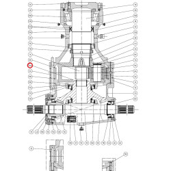 Comer 9010385000 Pierścień segera zewnętrzny 58x2,0 mm