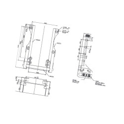 Korpus zaczepu, pasuje do JCB RO881A2700C Rockinger RO881A2700C