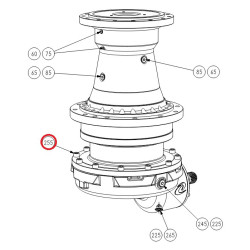 Comer 9540430090 Śruba M14x40 imbusowa DIN 912 8,8