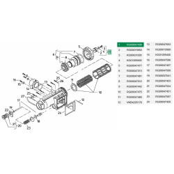 Rau-Wkład filtra kompl. RG00047475 Kverneland / Rau 9000047475008