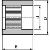 Tuleja profilowa BS 100/160