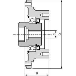 Adapter Danfoss, OMP/OMR ø25