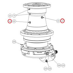 Comer 9440406600 Podkładka 3/8" (17x23x1,5)
