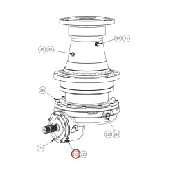 Comer 9510204050 Korek 1/2" G NA41/B DIN908 magnes