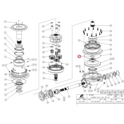 Comer 9010525000 Pierścień segera wewnętrzny 75x2,5 mm